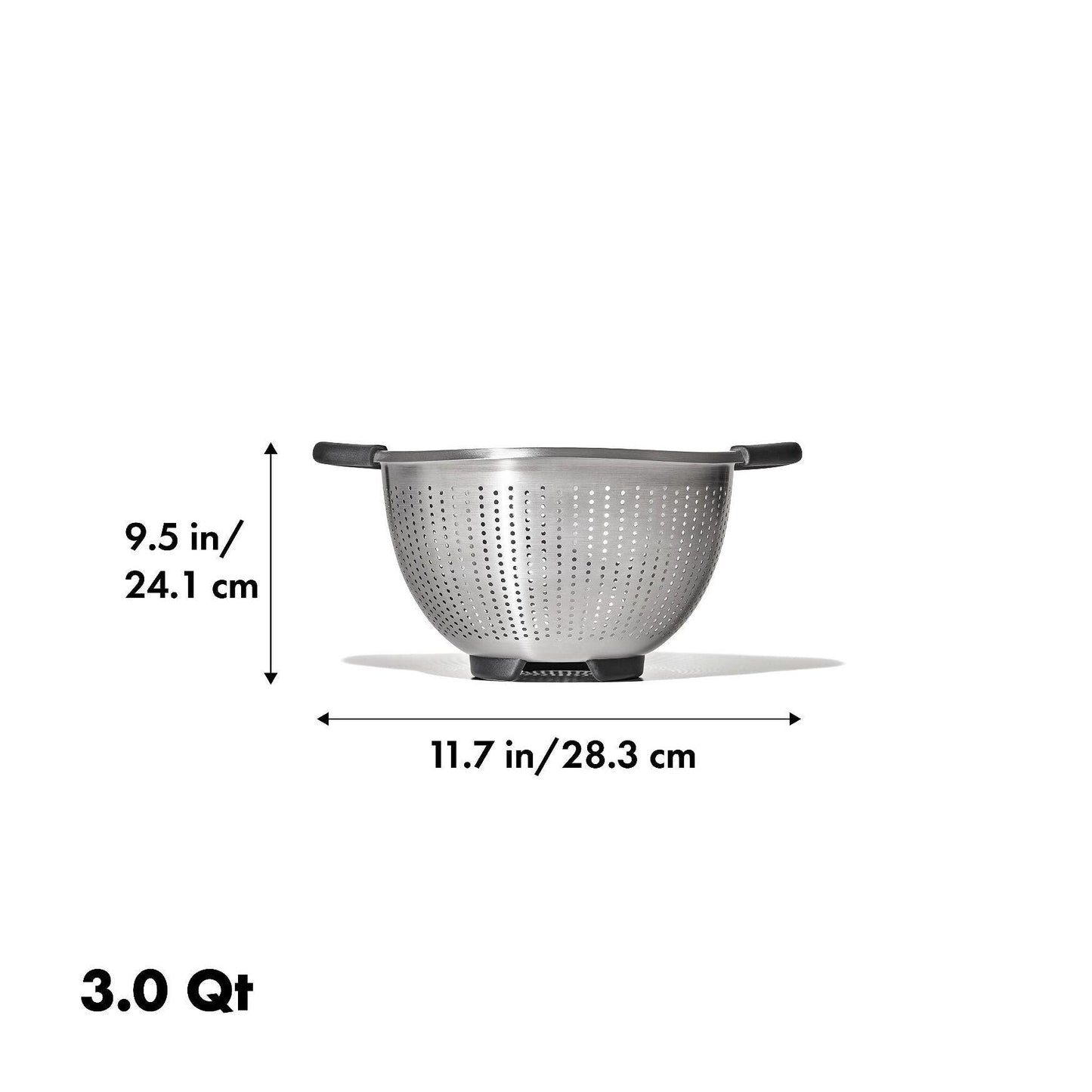 Caurduris OXO Stainless Steel Colander - 2.8L - DomoTehnika