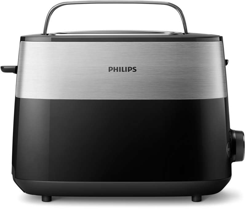 PHILIPS Daily Collection Tosteris, 830 W (melns) HD2516/90