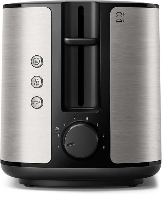 PHILIPS Viva Collection tosteris, sudraba HD2650/90