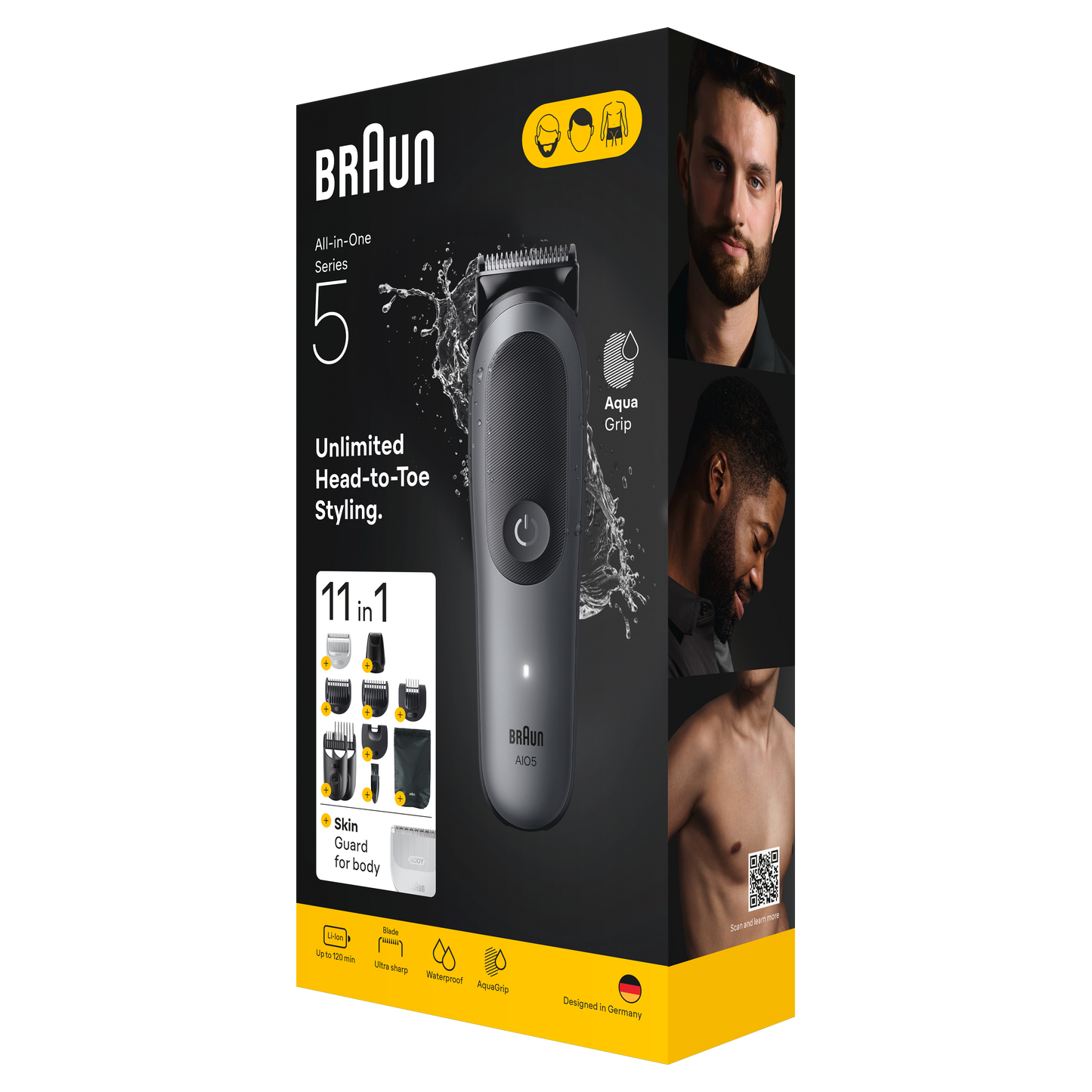 BRAUN galvas un ķermeņa trimmeris AIO5560