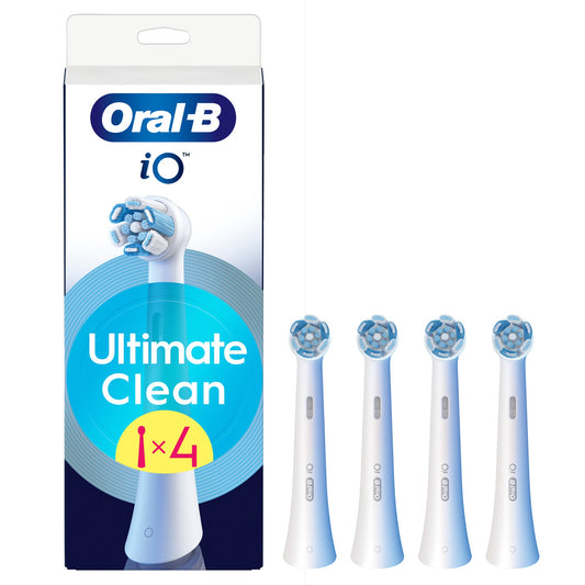 Braun CWF-4 Oral-B UltimateClean zobu birstes uzgaļi, balti, 4 gab. iO RB CWF-4