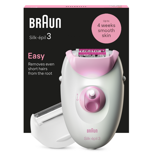 BRAUN Silk 3 epilators ar piederumiem SE3-031