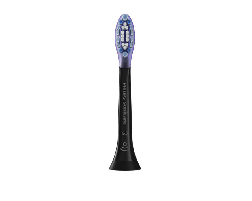 PHILIPS Sonicare G3 Premium Gum Care Standard zobu birstes uzgalis, 2gab,melna HX9052/33