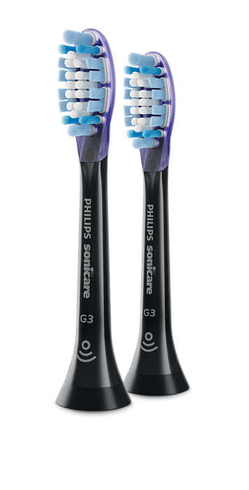 Sonicare G3 Premium Gum Care Standard zobu birstes uzgalis, 2gab,melna HX9052/33