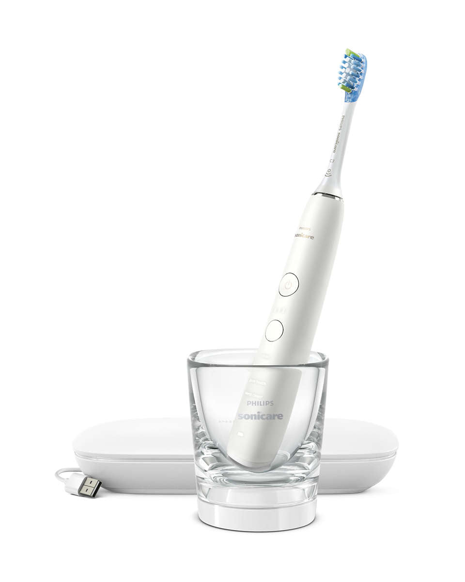Sonicare zobu birste DiamondClean ar īpašu lietotni, balta HX9911/27