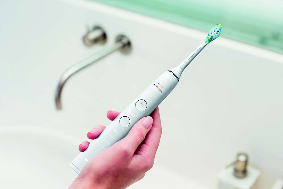 Sonicare zobu birste DiamondClean ar īpašu lietotni, balta HX9911/27