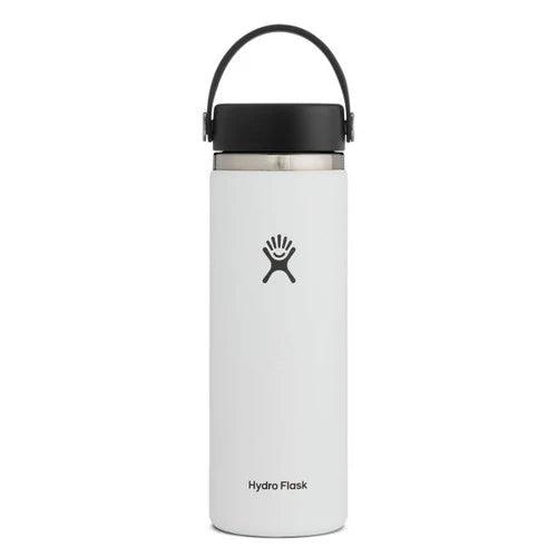 Termokrūze HYDRO FLASK WIDE MOUTH WITH FLEX CAP, WHITE 20 OZ (591ml) - DomoTehnika