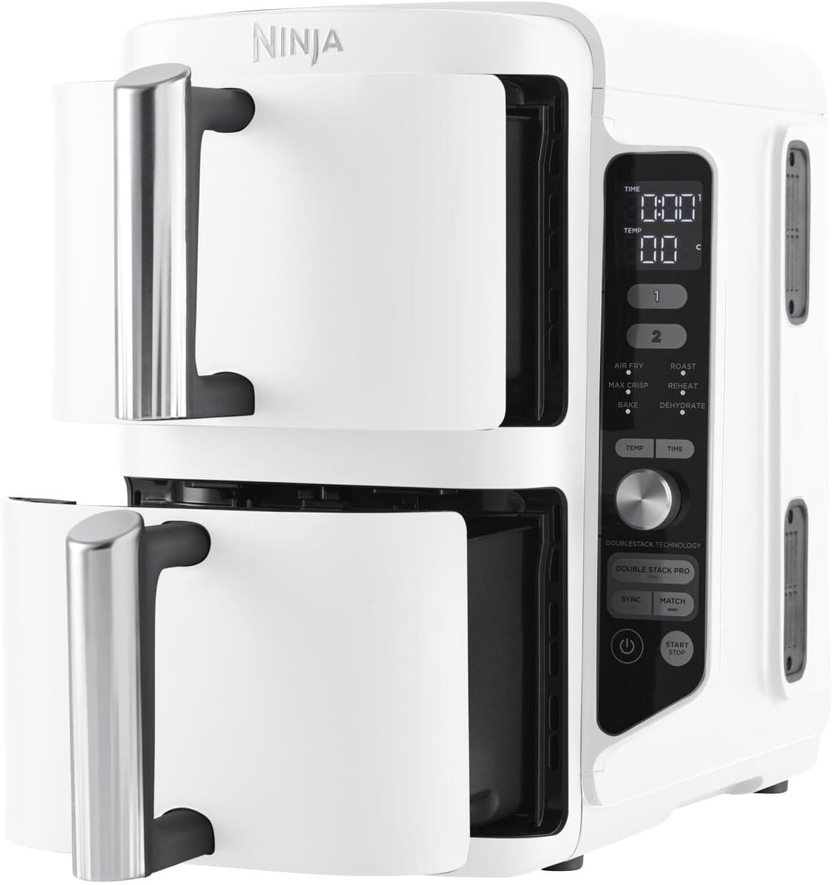 Ninja karstā gaisa katls Double Stack XL, 9.5l, 2470W, balts SL400EUWH