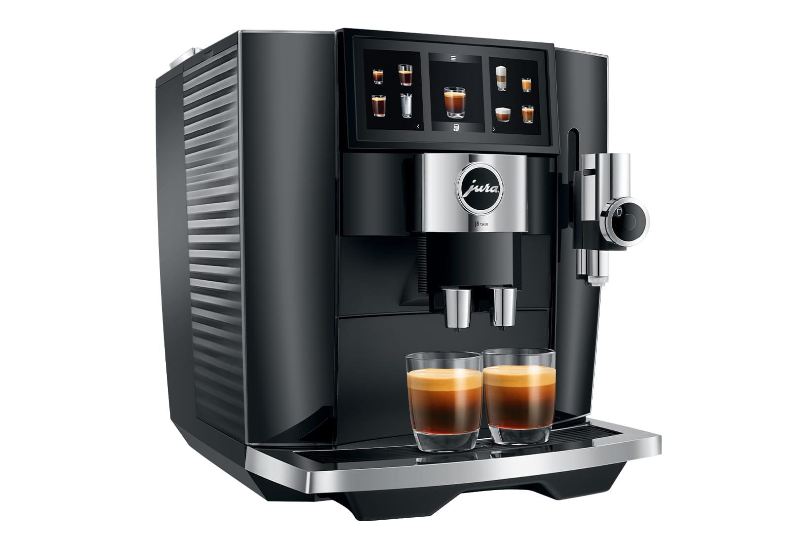 Espresso kafijas automāts JURA J8 Twin Diamond Black (EA) 15561 - DomoTehnika