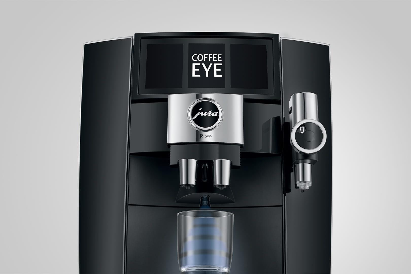 Espresso kafijas automāts JURA J8 Twin Diamond Black (EA) 15561 - DomoTehnika
