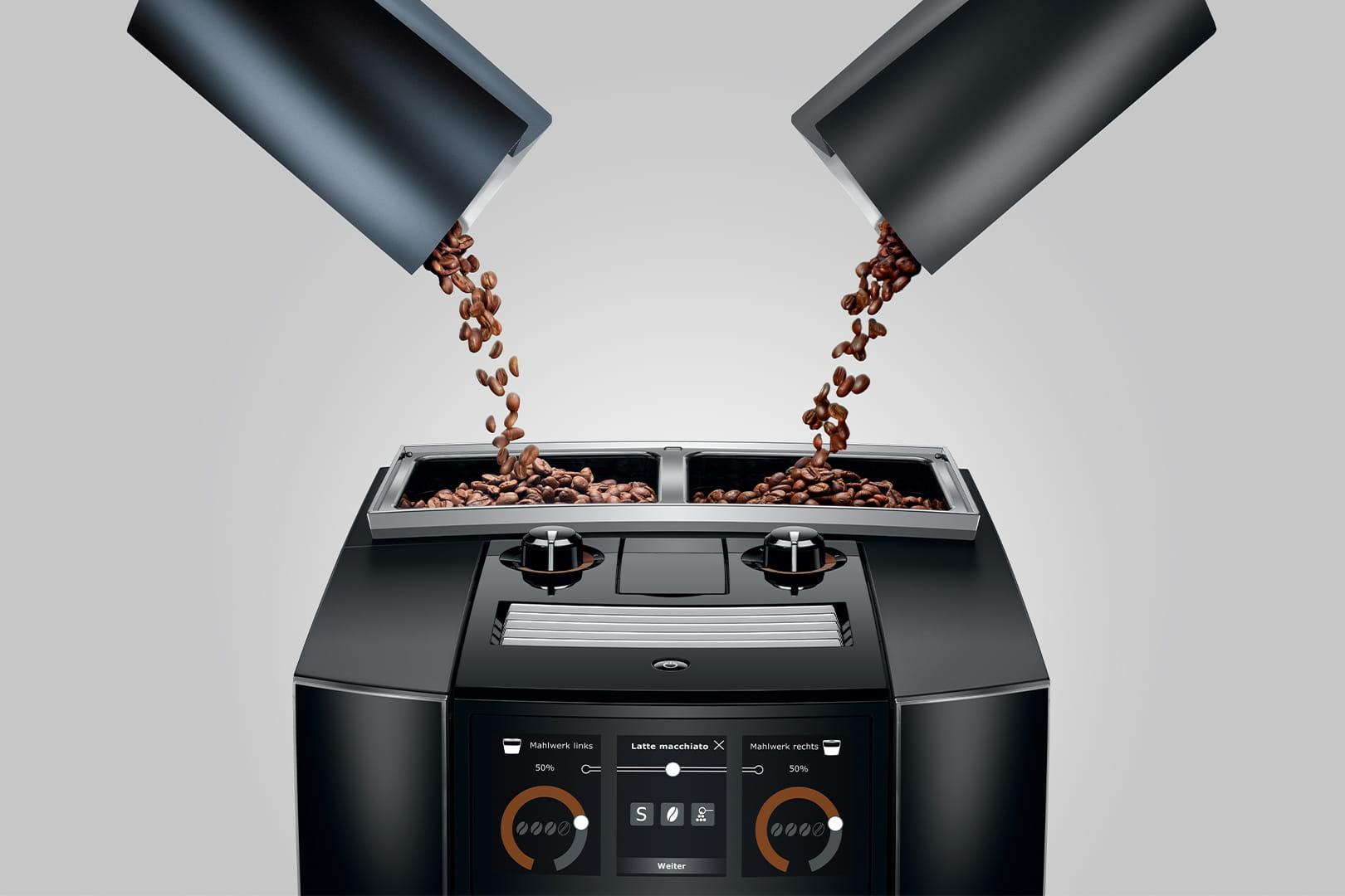 Espresso kafijas automāts JURA J8 Twin Diamond Black (EA) 15561 - DomoTehnika