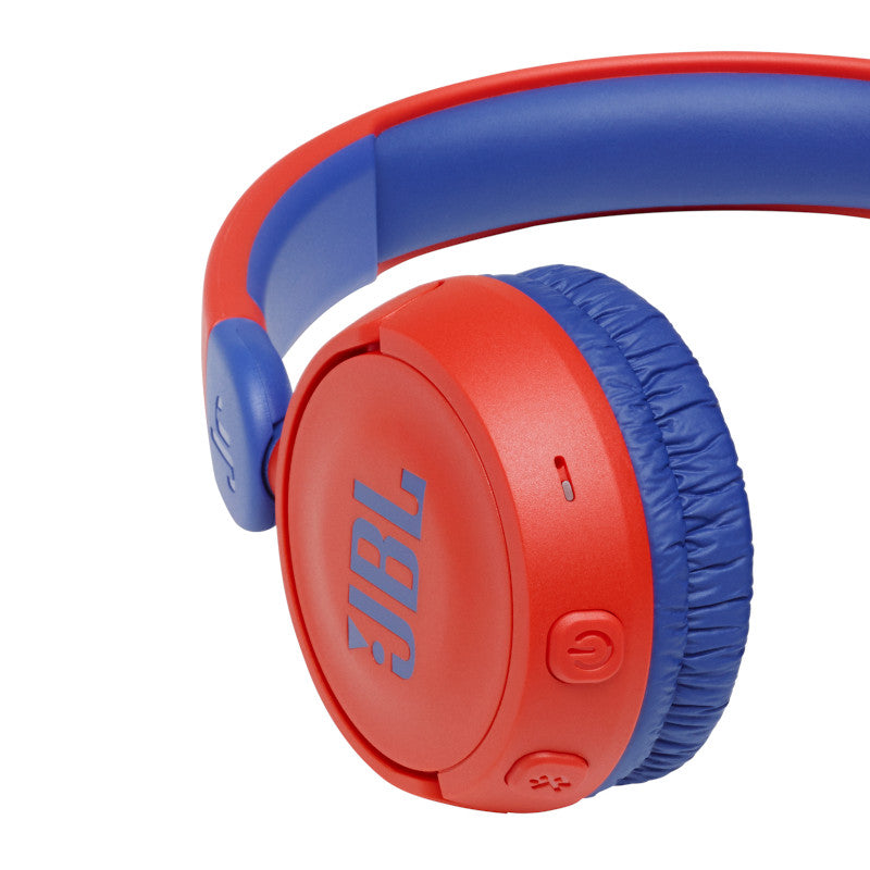 JBL on-ear austiņas ar Bluetooth bērniem, sarkanas ar zilu JBLJR310BTRED
