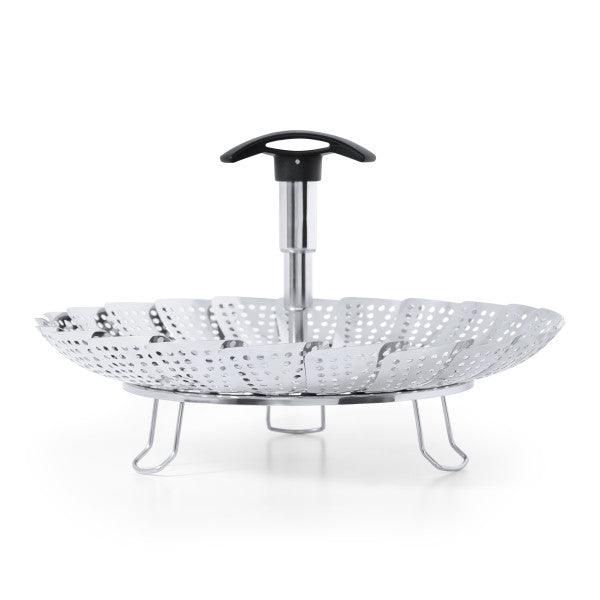 Sietiņš tvaicēšanai OXO Stainless Steel Steamer with Extendable Handle - DomoTehnika