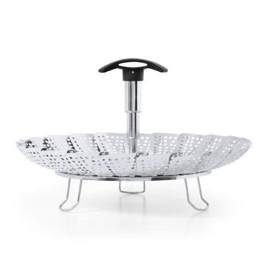 Sietiņš tvaicēšanai OXO Stainless Steel Steamer with Extendable Handle - DomoTehnika