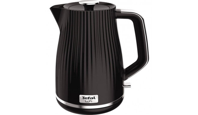 TEFAL tējkanna Loft, 1.7l, 2400W, melna KO2508
