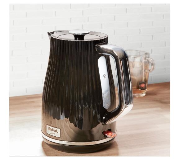 TEFAL tējkanna Loft, 1.7l, 2400W, melna KO2508