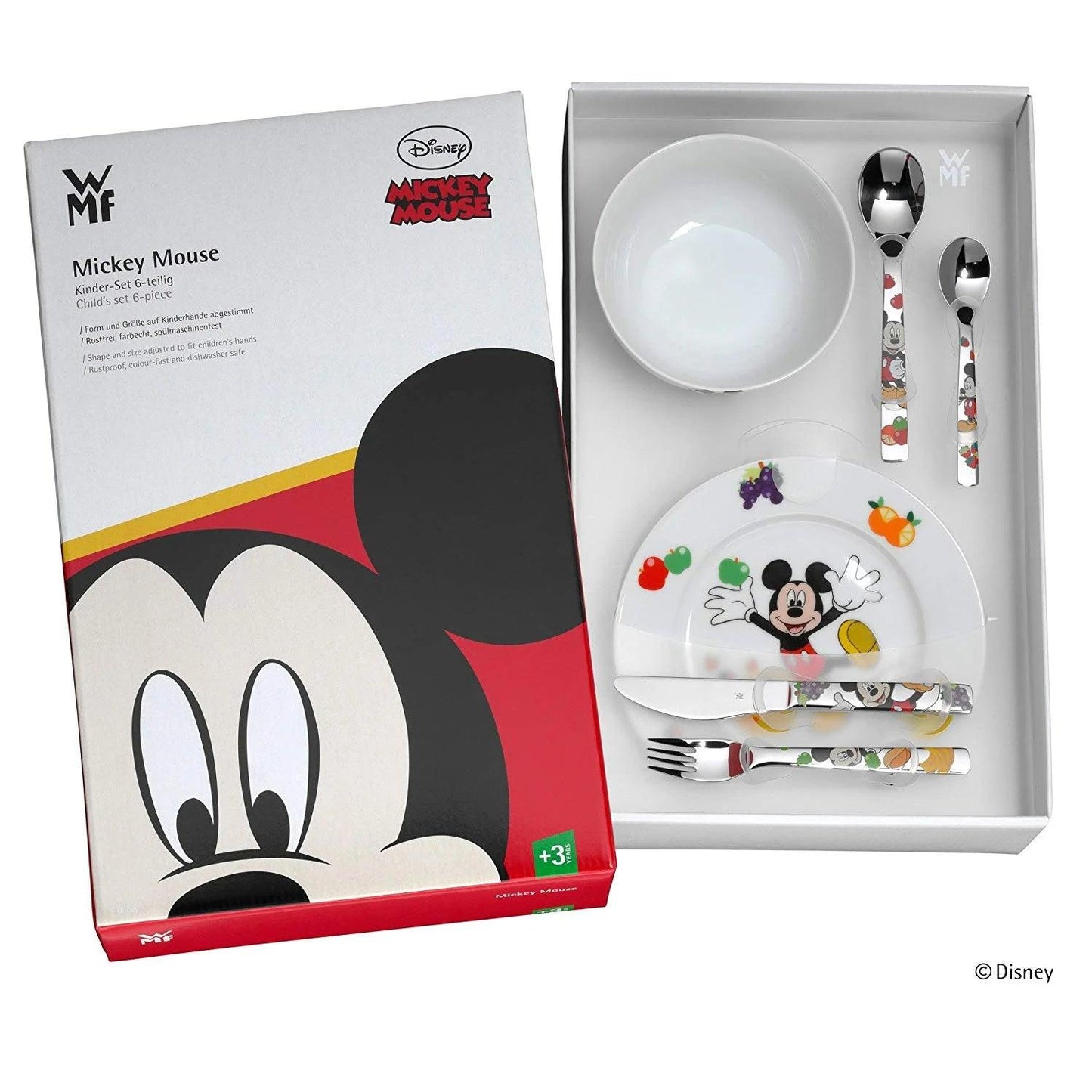 Bērnu galda piederumu komplekts WMF Mickey Mouse 6-piece - DomoTehnika