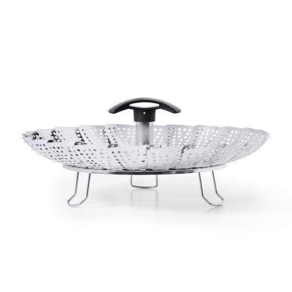 Sietiņš tvaicēšanai OXO Stainless Steel Steamer with Extendable Handle - DomoTehnika