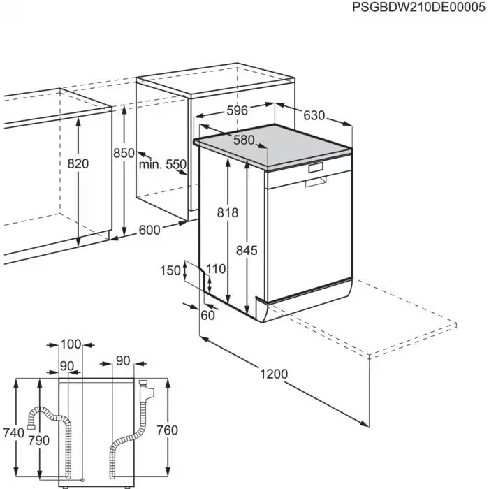Dishwasher AEG FFB53927ZM