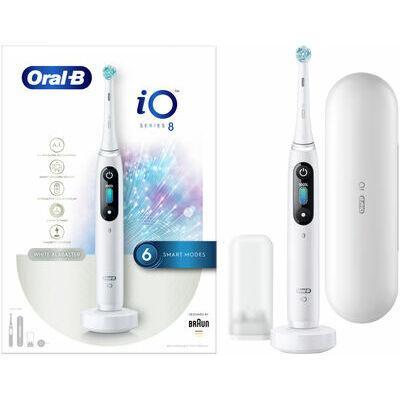 Elektriskā zobu birste BRAUN iOM8.1A1.1BD White - DomoTehnika