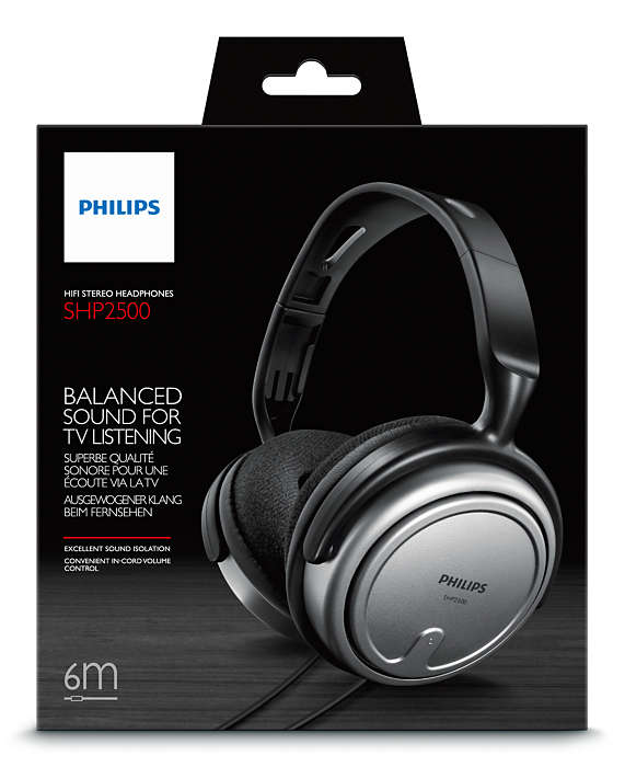 PHILIPS Austiņas ar vadu SHP2500/10