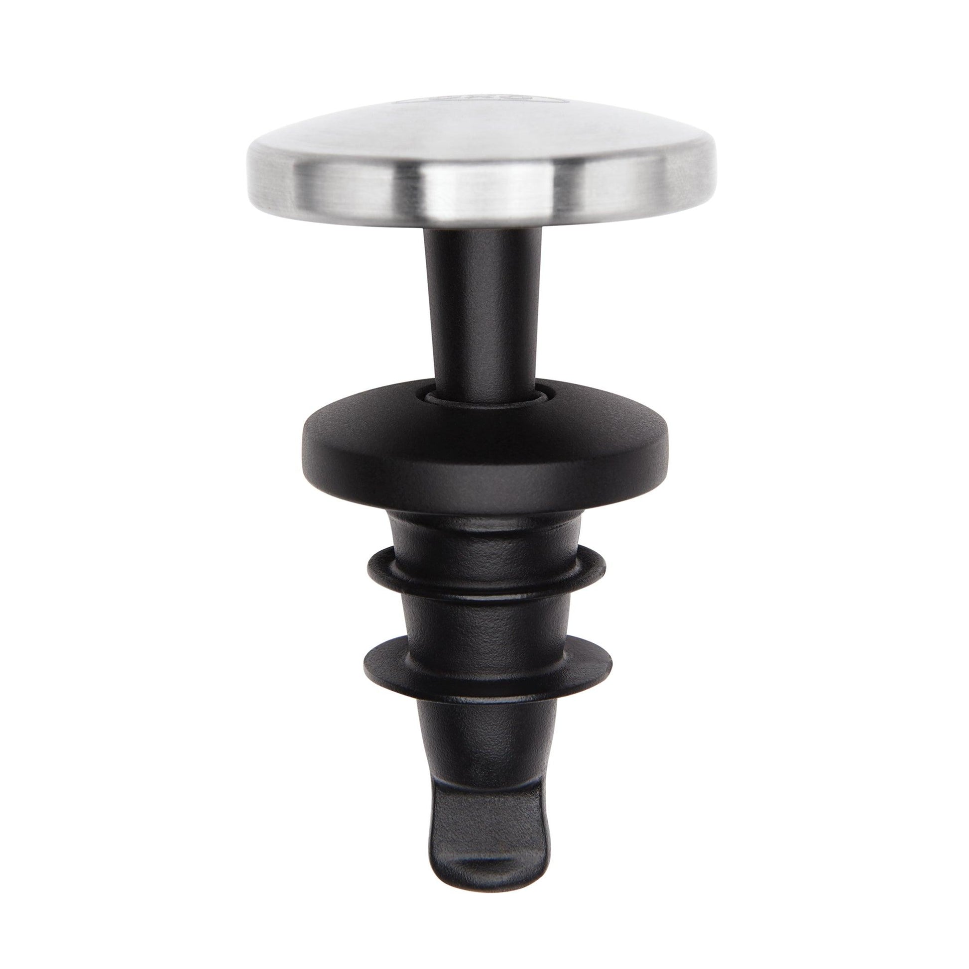 Vīna aksesuāri OXO Steel Spillproof Wine Stopper Set 3113600 - DomoTehnika
