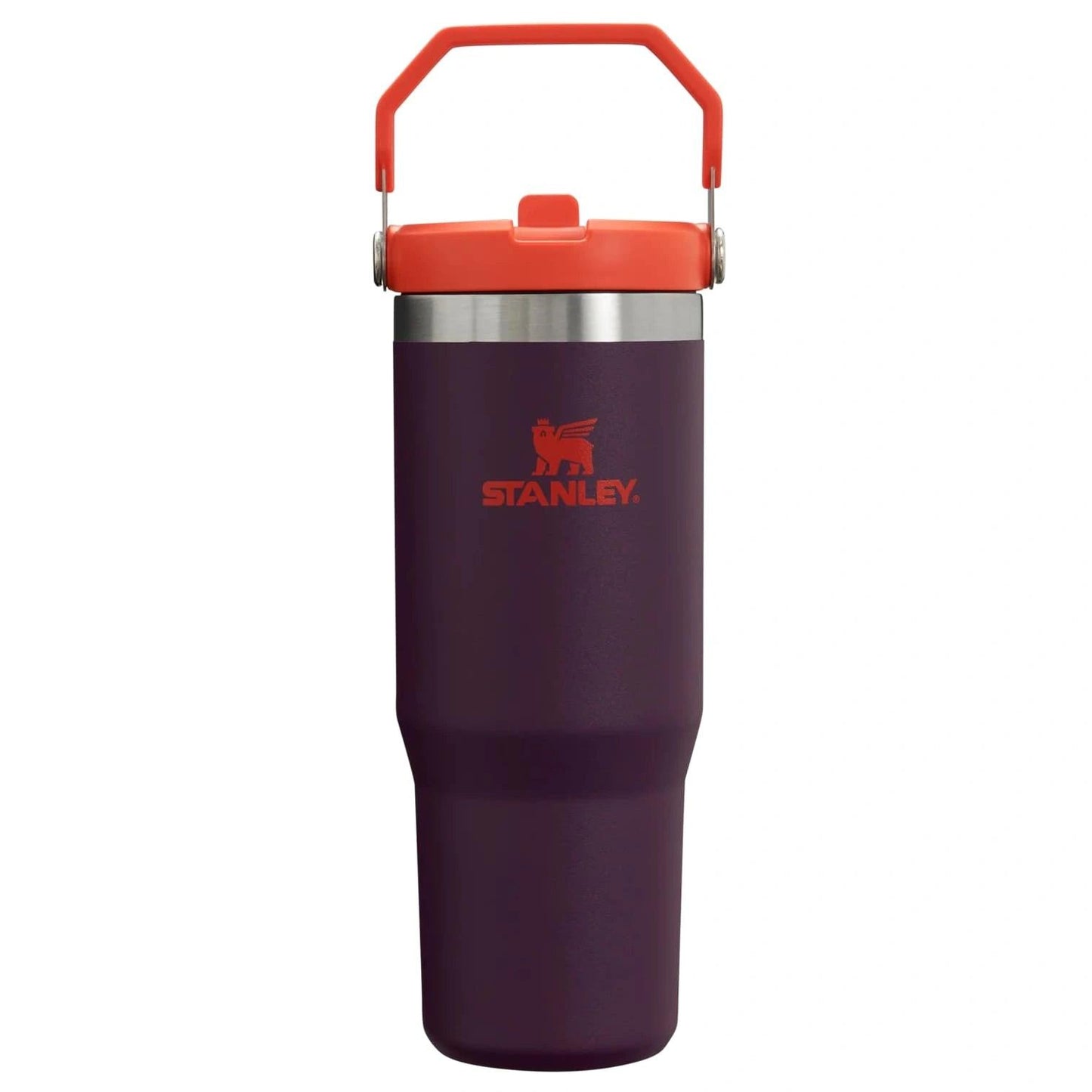 Termokrūze ar salmiņu STANLEY The IceFlow Flip Straw Tumbler 0,89L tumši violeta 2809993538 - DomoTehnika