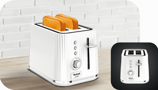 TEFAL tosteris Loft, balts TT7611