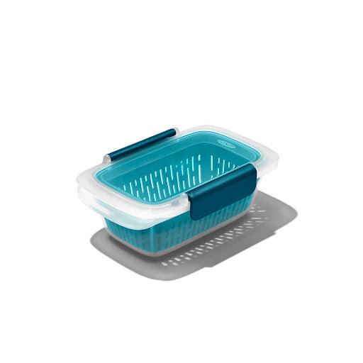 Pārtikas uzglabāšanas trauks OXO Prep & Go Container with Colander - 450mL 11301700 - DomoTehnika