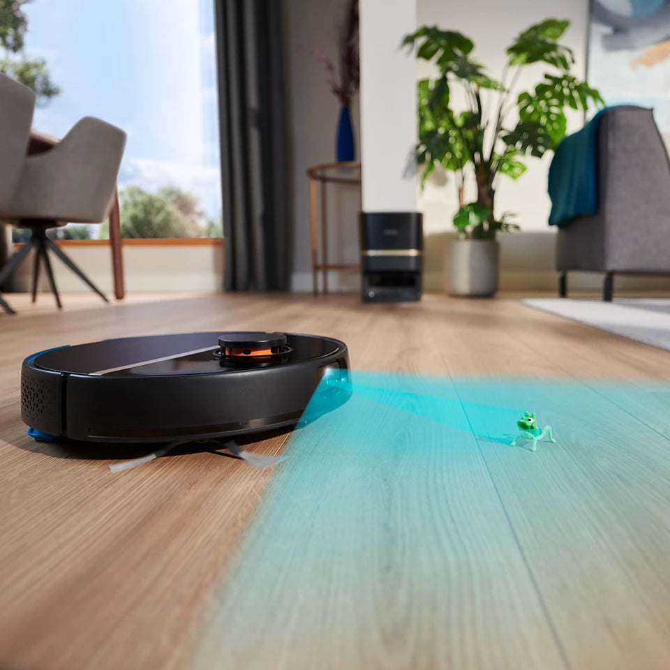 PHILIPS HomeRun 7000. sērijas putekļsūcējs robots ar mazgāšanas funkciju, melns XU7100/01