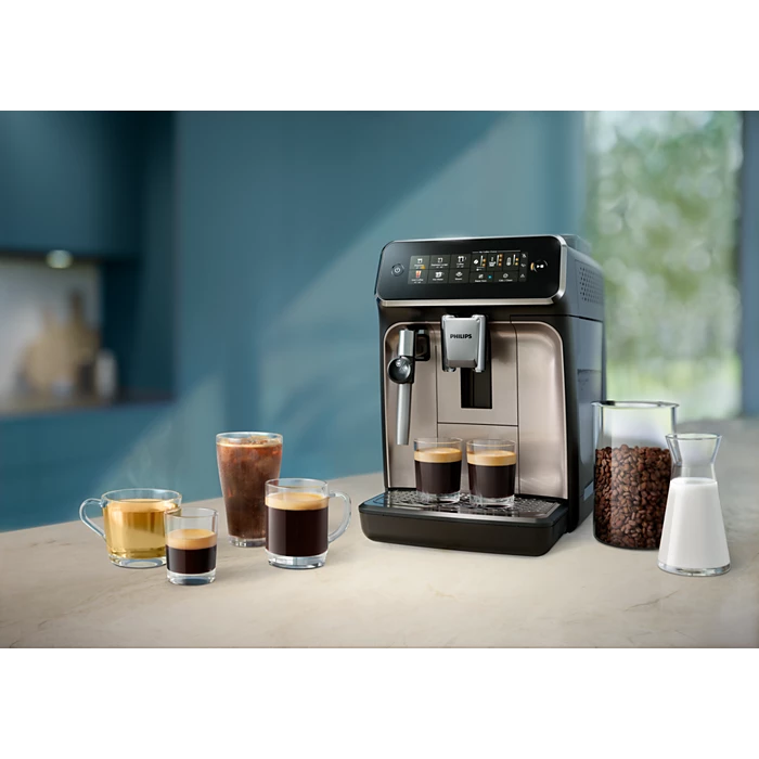 PHILIPS 3300 sērijas Espresso kafijas automāts, melns EP3321/40