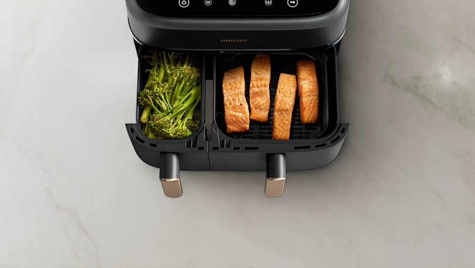 PHILIPS 3000. sērijas karstā gaisa katls ar diviem groziem, 2750W, 9L NA352/00