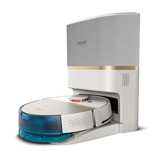 PHILIPS HomeRun 7000. sērijas putekļsūcējs robots ar mazgāšanas funkciju, balts XU7100/02