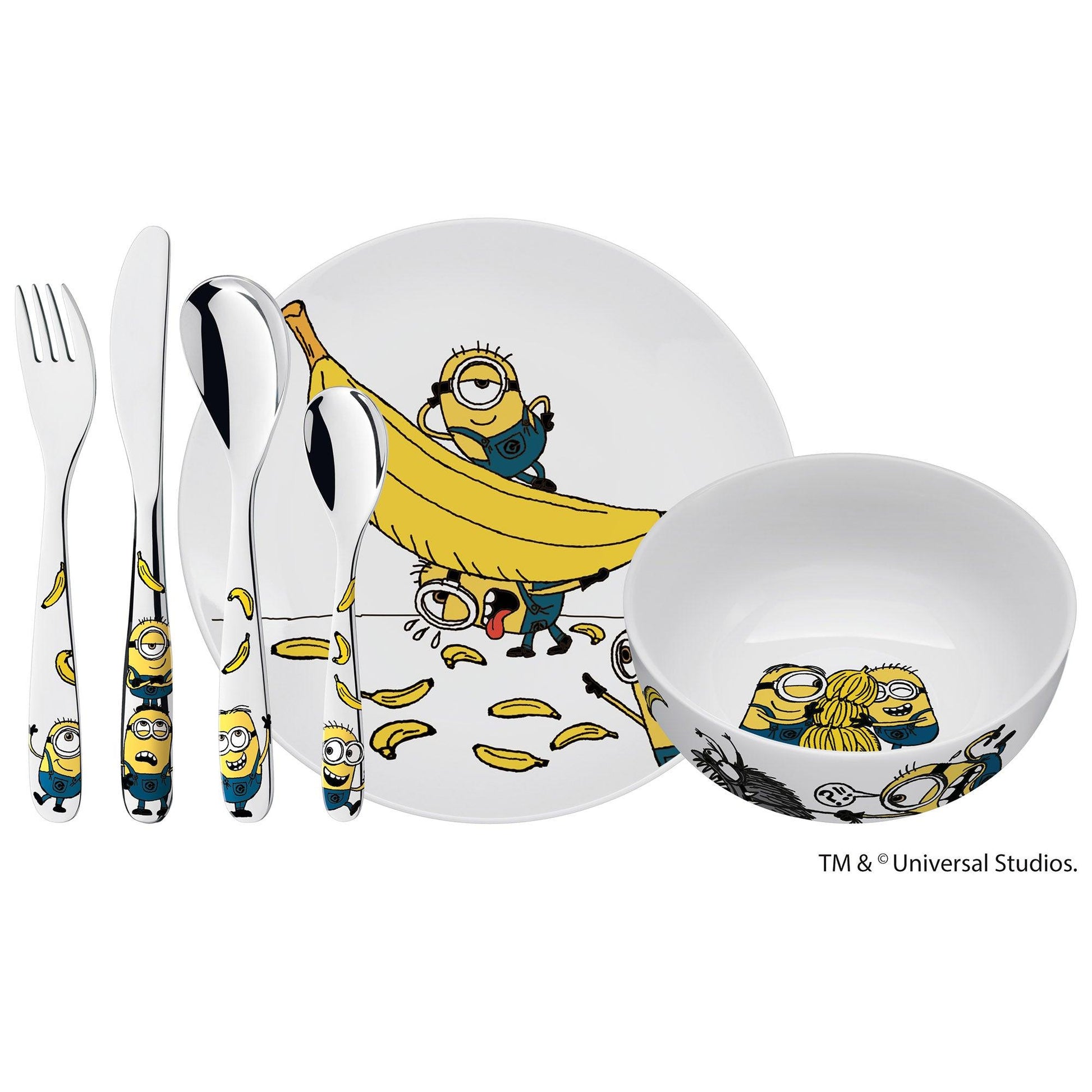 Bērnu galda piederumu komplekts WMF Minions 6-piece - DomoTehnika