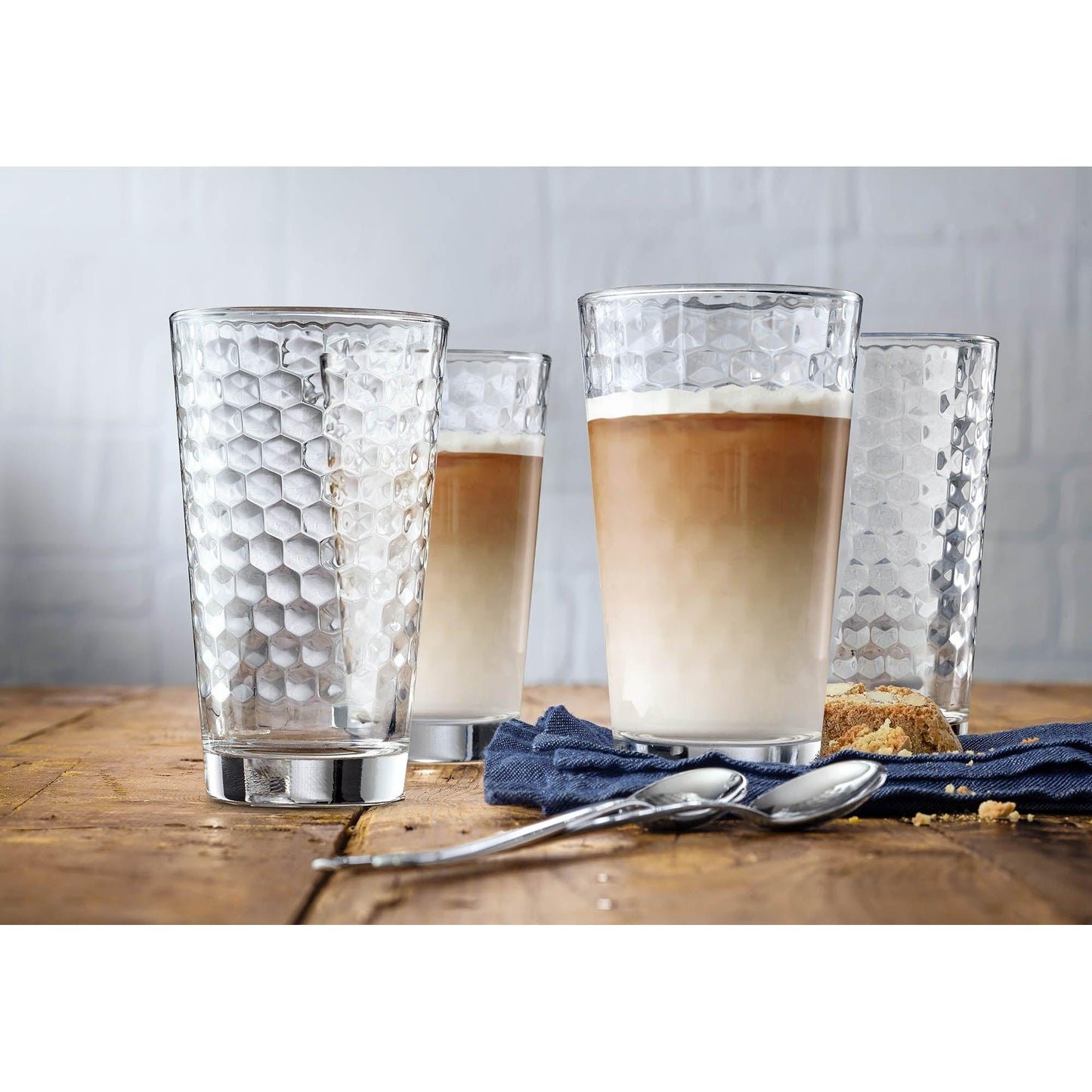 Kafijas glāžu komplekts WMF Latte macchiato glasses WMF set 4pcs , 0.28 L WM-0052328 (948652040) - DomoTehnika
