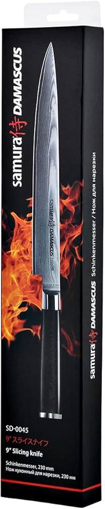 Filejas nazis SAMURA DAMASCUS Slicing knife 9.0"/ 230 mm SD-0045 - DomoTehnika