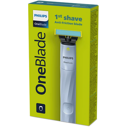 PHILIPS OneBlade 1st Shave skuveklis sejai, zils QP1324/20