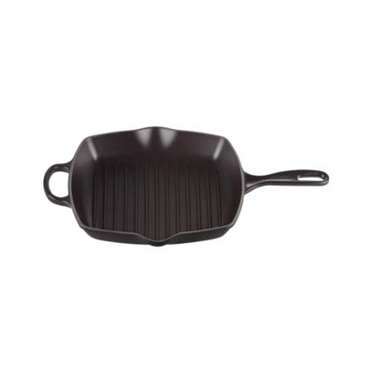 Grillpanna LE CREUSET Cast iron grill pan square 26x26cm mat black - DomoTehnika