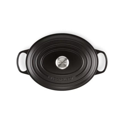 Katls LE CREUSET Cast iron pot oval 27cm / 4.1L mat black
