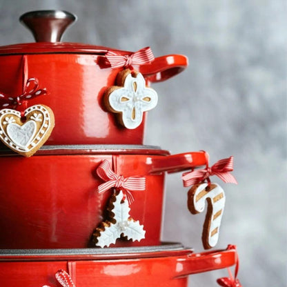 Кастрюля LE CREUSET Чугунная кастрюля овальная 31см/6,3л красная