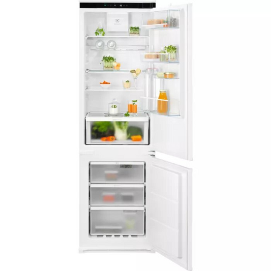 Electrolux 700.sērijas iebūv. ledusskapis ar saldētavu apakšā, balts, 177.2 cm, F LNG7TE18S