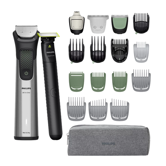 PHILIPS Multigroom series 9000 All-in-one trimmeris “divdesmit vienā”  sejai, matiem un ķermenim MG9557/15