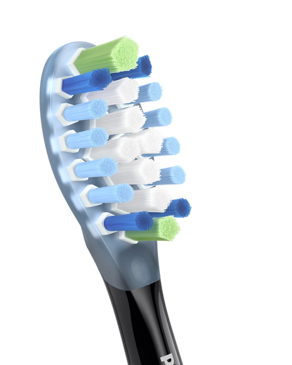 Sonicare C3 Premium Plaque Defence zobu birstes uzgalis (2gab) melns HX9042/88