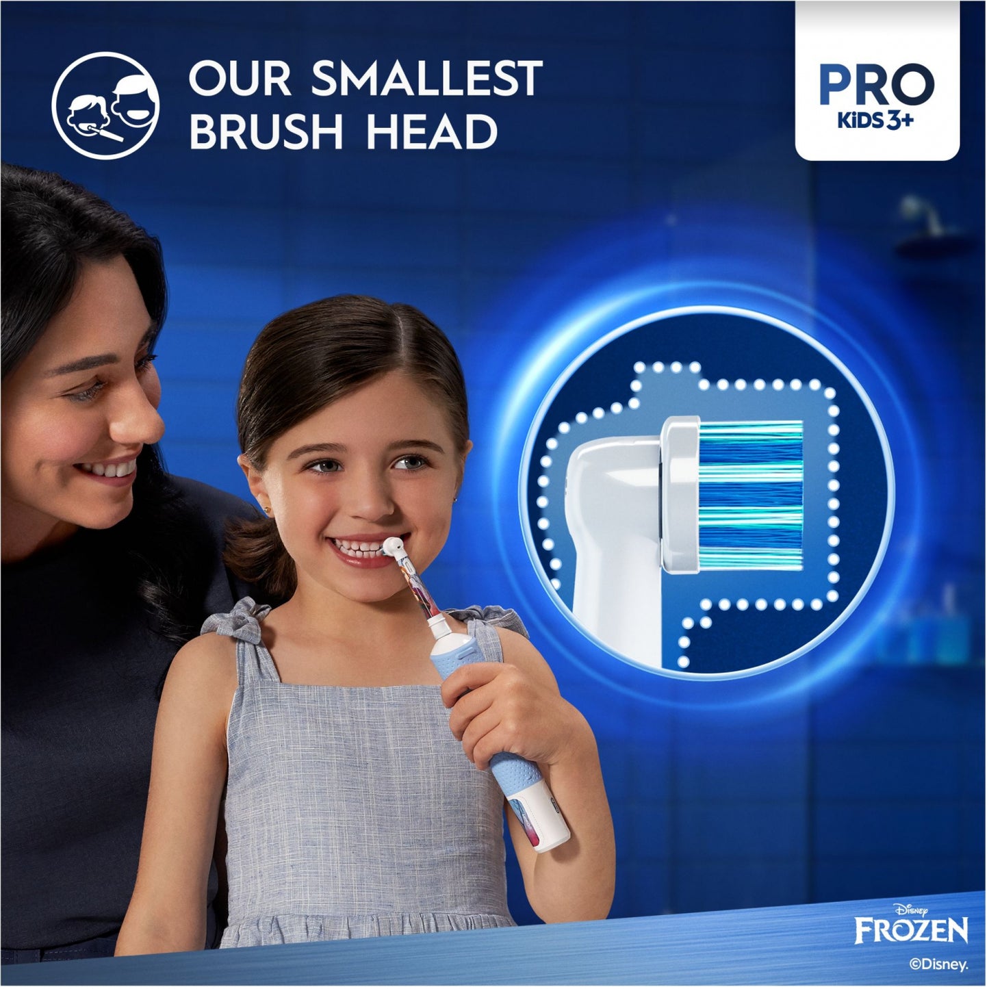 BRAUN Vitality PRO el.zobu  birste - bērnu, Frozen D 103.413.2K/Frozen