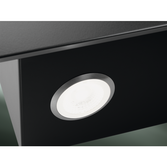 Electrolux skursteņa tipa nosūcējs, 90 cm, melns LFV419K