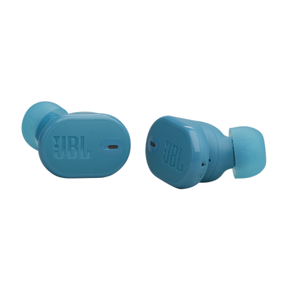 JBL Tune Buds 2 bezvadu austiņas ar aktīvo trokšņu slāpēšanu, zilas JBLTBUDS2TQE