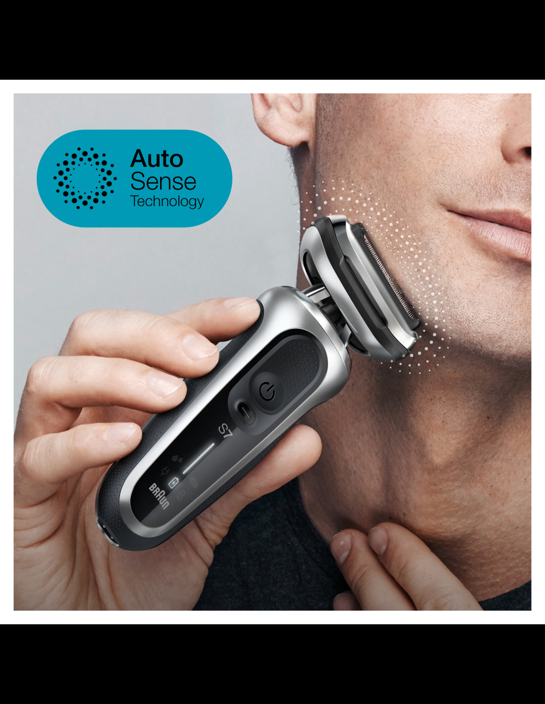 BRAUN Series 7 360 Flex skuveklis  AutoSense, sudraba 71-S4200cs