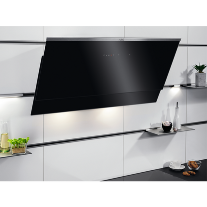 AEG skursteņa tipa tvaika nosūcējs, 90 cm DVE5971HG