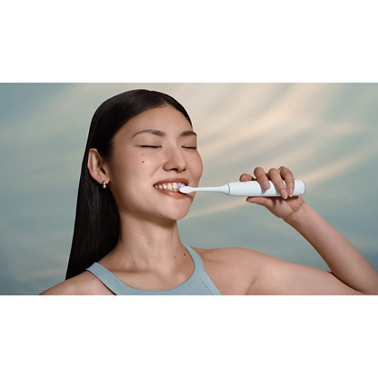 PHILIPS 6100 Sonic elektriskā zobu birste, balta HX7400/01