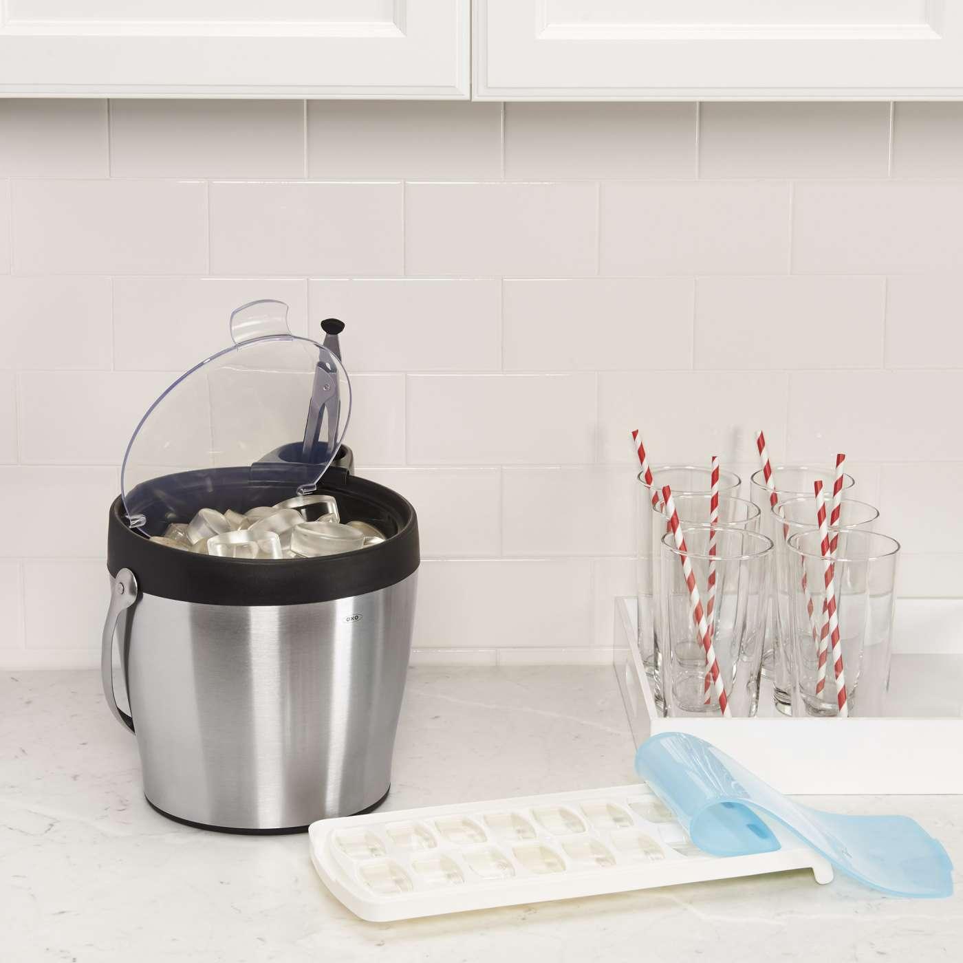 Ledus trauciņi OXO No-Spill Ice Cube Tray 1132080 - DomoTehnika